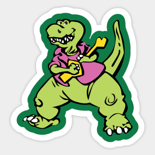 T-Rex Rocks! - Mesozoic Mind! Sticker